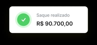 Card de saque mobile